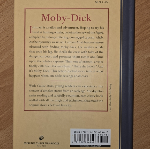 Classic Starts Moby-Dick Book - Picture 2 of 2